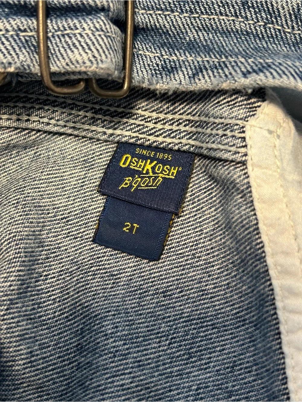 Authentic Vintage OshKosh B’gosh Denim Overall Jumper Dress 2000 Y2K